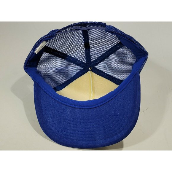 JKM Enterprise Martin Electric Blue White Mesh Snapback Cap Hat w/Scramble Eggs - Picture 8 of 10